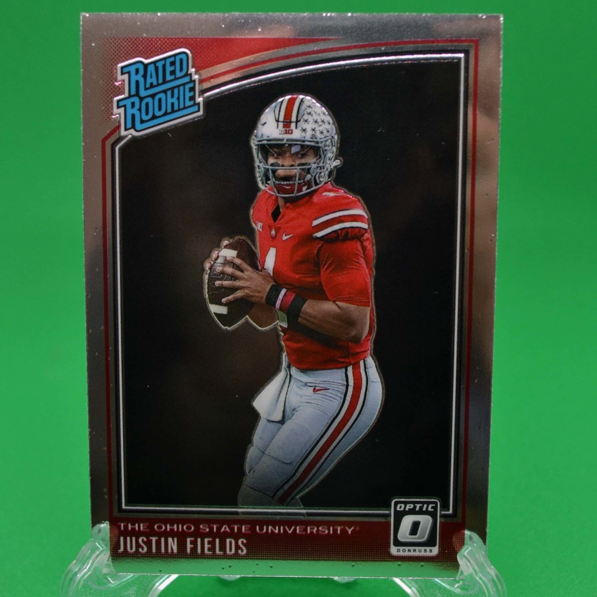 Justin Fields Optic Rated fashion Rookie Holo 2021 Optic