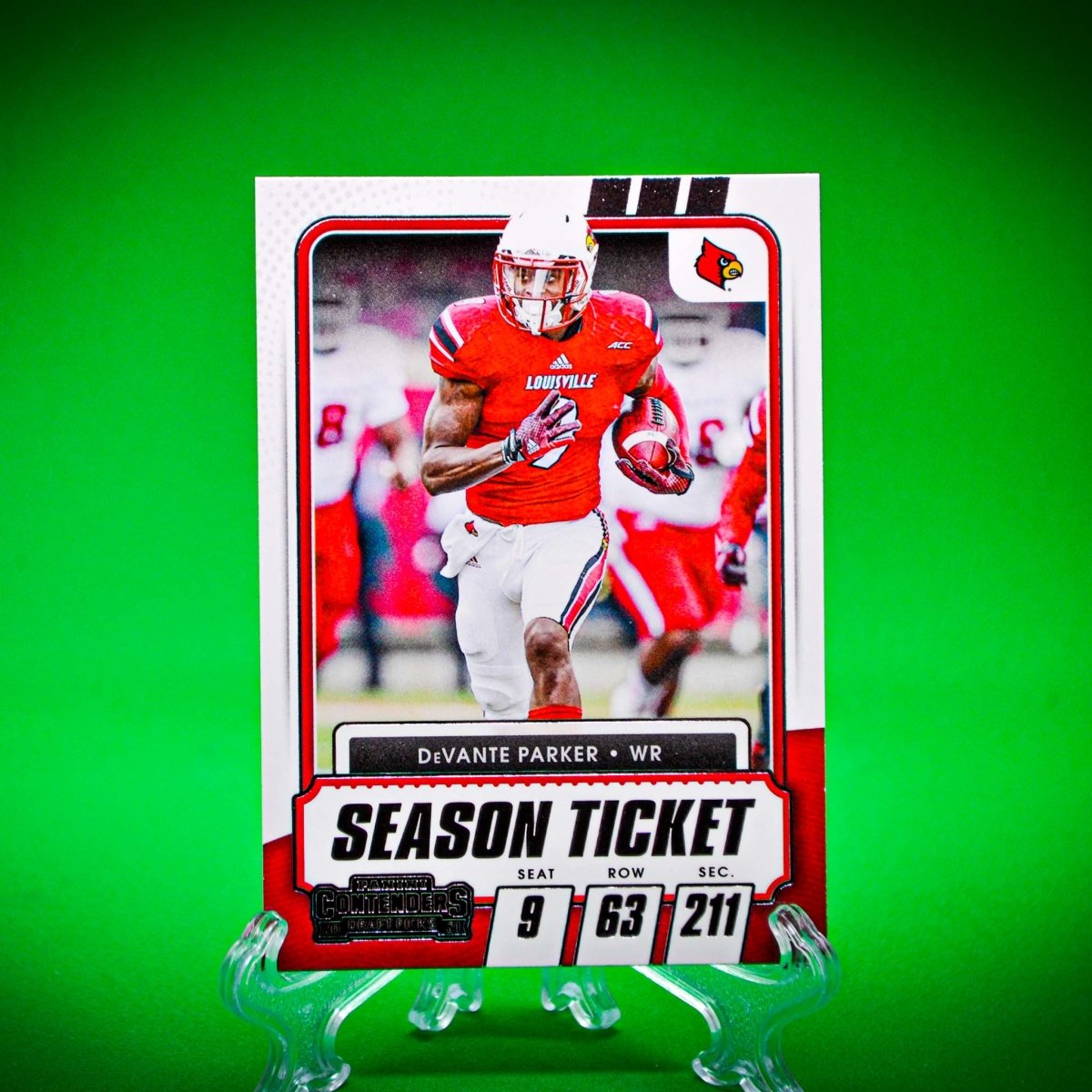 2021 Contenders Season Ticket DeVante Parker #61 Miami Dolphins