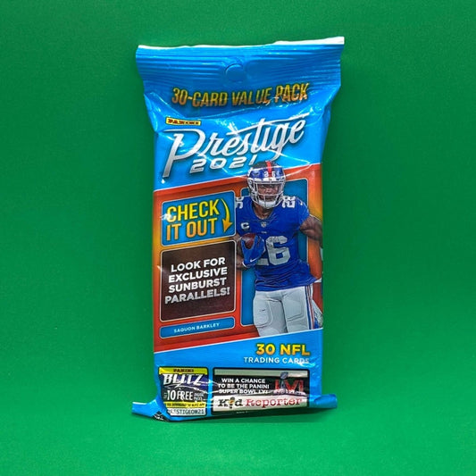 2021 Panini Prestige Football Jumbo Value Pack (Sunburst Parallels) - Hails Mary Cards