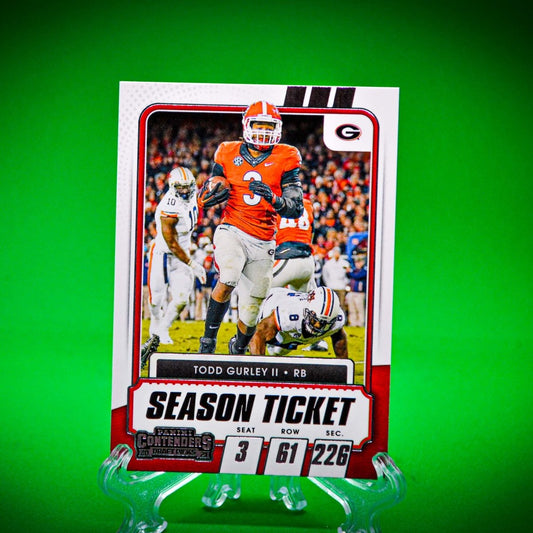 Raw Individual Card: 2021 Contenders Draft Picks Base Set - Todd Gurley II (#58) - Hails Mary Cards