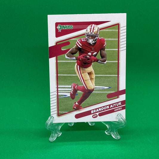 Raw Individual Card: 2021 Donruss Football Base Set - Brandon Aiyuk (#58) - Hails Mary Cards