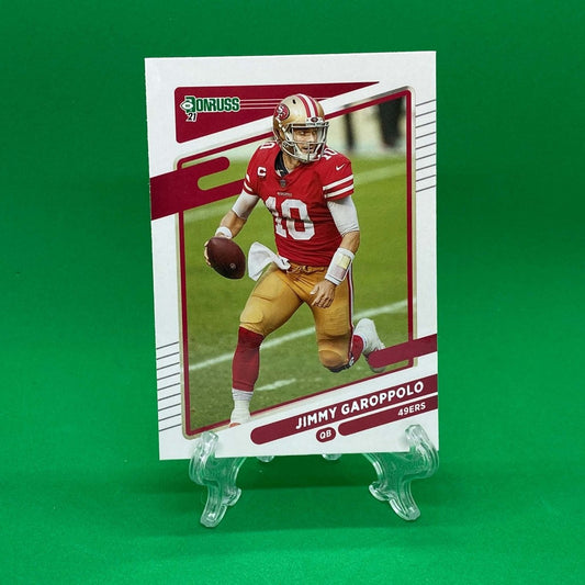 Raw Individual Card: 2021 Donruss Football Base Set - Jimmy Garoppolo (#53) - Hails Mary Cards