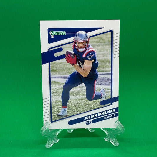 Raw Individual Card: 2021 Donruss Football Base Set - Julian Edelman (#45) - Hails Mary Cards