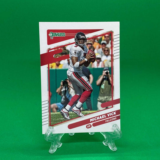 Raw Individual Card: 2021 Donruss Football Base Set - Michael Vick (#238) - Hails Mary Cards