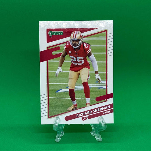 Raw Individual Card: 2021 Donruss Football Base Set - Richard Sherman (#60) - Hails Mary Cards