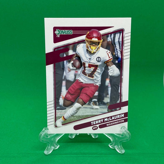 Raw Individual Card: 2021 Donruss Football Base Set - Terry McLaurin (#6) - Hails Mary Cards