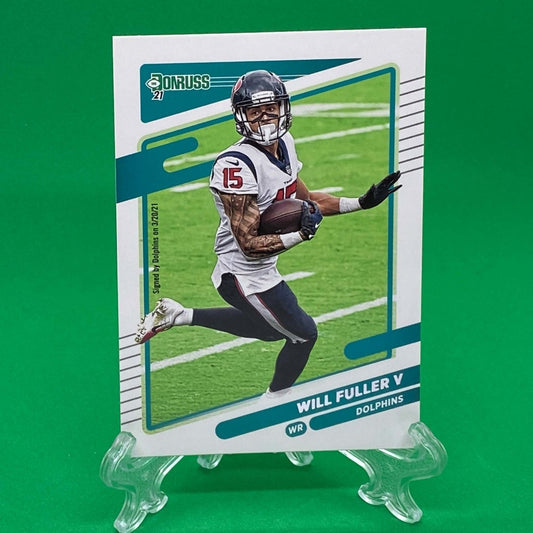 Raw Individual Card: 2021 Donruss Football Base Set - Will Fuller V (#167) - Hails Mary Cards