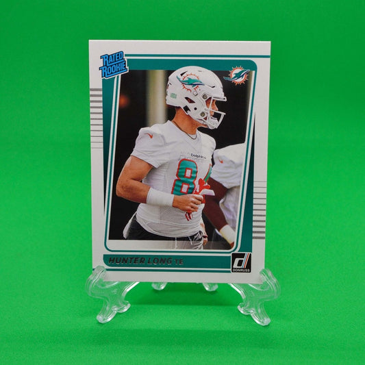 Raw Individual Card: 2021 Donruss Football Rated Rookie - Hunter Long (#301) - Hails Mary Cards