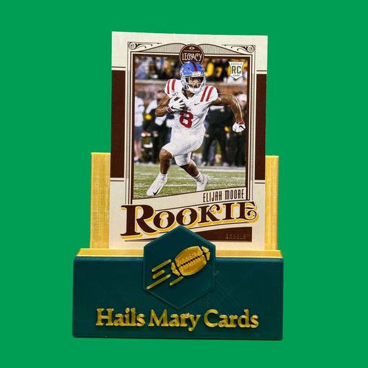 Raw Individual Card: 2021 Legacy Football Base Rookies - Elijah Moore (#162) - Hails Mary Cards