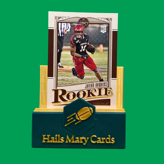 Raw Individual Card: 2021 Legacy Football Base Rookies - Javian Hawkins (#169) - Hails Mary Cards