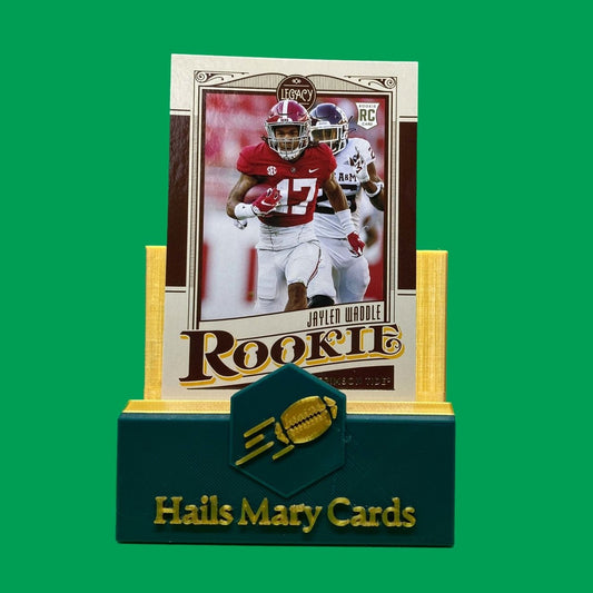 Raw Individual Card: 2021 Legacy Football Base Rookies - Jaylen Waddle (#151) - Hails Mary Cards