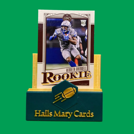 Raw Individual Card: 2021 Legacy Football Base Rookies - Kenneth Gainwell (#168) - Hails Mary Cards