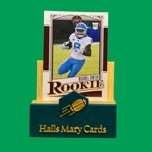 Raw Individual Card: 2021 Legacy Football Base Rookies - Michael Carter (#170) - Hails Mary Cards