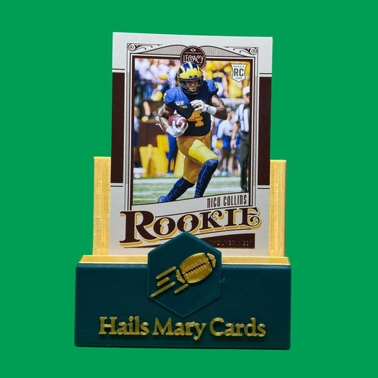 Raw Individual Card: 2021 Legacy Football Base Rookies - Nico Collins (#160) - Hails Mary Cards