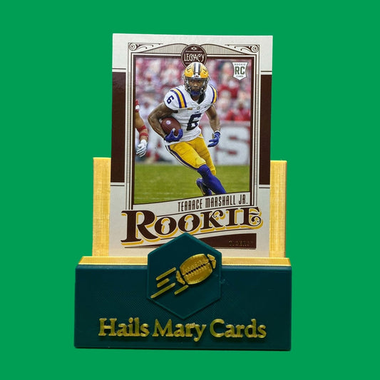 Raw Individual Card: 2021 Legacy Football Base Rookies - Terrace Marshall Jr. (#153) - Hails Mary Cards