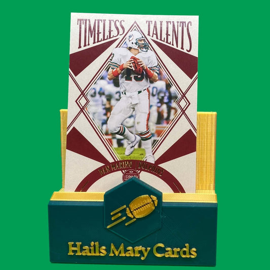 Raw Individual Card: 2021 Legacy Football Timeless Talents - Dan Marino (#TT-14) - Hails Mary Cards