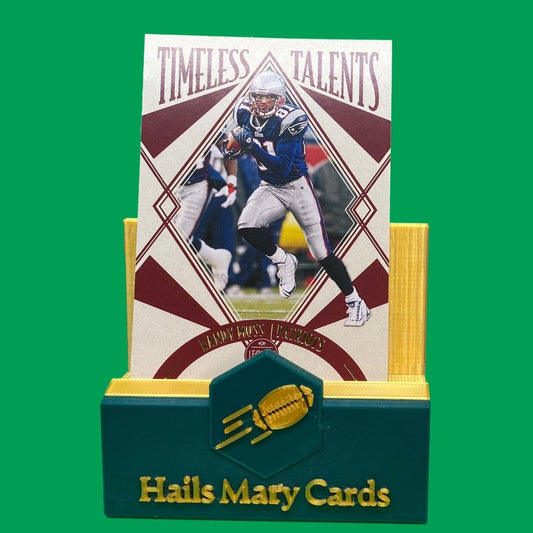 Raw Individual Card: 2021 Legacy Football Timeless Talents - Randy Moss (#TT-08) - Hails Mary Cards