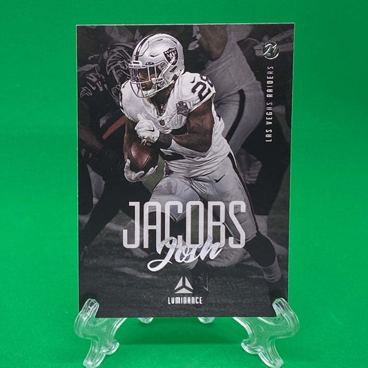 Raw Individual Card: 2021 Luminance Football Base Set - Josh Jacobs (#60) - Hails Mary Cards