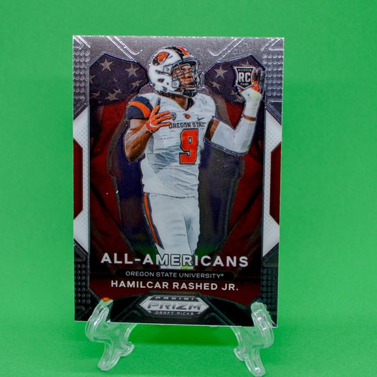 Raw Individual Card: 2021 Prizm Draft Picks Base Set(All American) - Hamicar Rashed Jr. (#189) - Hails Mary Cards