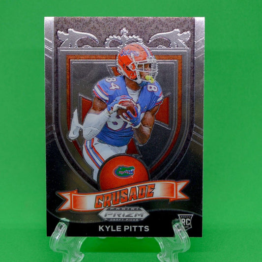 Raw Individual Card: 2021 Prizm Draft Picks Base Set(Crusade) - Kyle Pitts (#167) - Hails Mary Cards