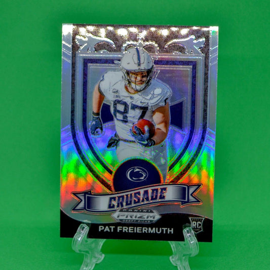 Raw Individual Card: 2021 Prizm Draft Picks Base Set(Crusade), Silver - Pat Freiermuth (#173) - Hails Mary Cards